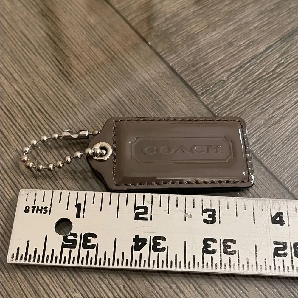 Coach Gallery Tote F17728 Replacement Hangtag - Key Chain - Bag Charm Grey?